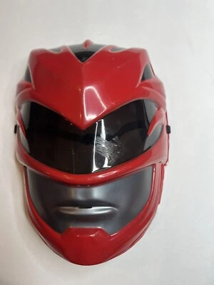 CHILD RED POWER RANGER 2017 MOVIE VACUFORM FACE MASK COSTUME DG19654 - Image 1 of 4