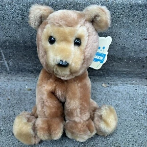 Dakin 1975 TEDDY BEAR plush Stuffed Beanbag Baby Bearfoot - with Tag - Picture 1 of 9