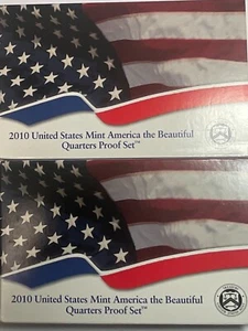 (2) 2010 United States Mint America the Beautiful Quarters Proof Sets - No Res - Picture 1 of 1