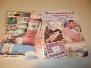 Plaid BORDERS & MORE FOR BABY Cross Stitch Book 8016 12 Projects Vanessa-Ann NEW - Picture 1 of 1