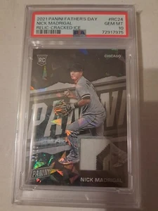 Panini Father's Day 2021 Nick Madrigal /10 RC White Sox / Cubs PSA 10 Baseball - Bild 1 von 2