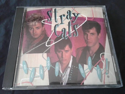 STRAY CATS ~ BLAST OFF! ~ CD 1989  VG+/VG+ ~ BRIAN SETZER ~ CDP-7-91401-2 - Image 1 of 3