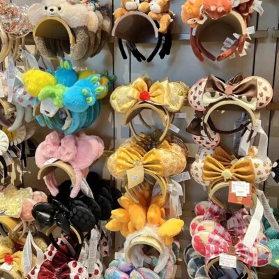 Diadema Disney Parks Loungefly 2024 Mickey Ears Rapunzel Enredada Pascal Belle Foto 1 de 4