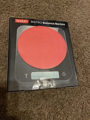 BODUM BARISTA - ESCALA de café y alimentos con temporizador incorporado, 6 pulgadas x 5 pulgadas, negro nuevo en caja Foto 1 de 4