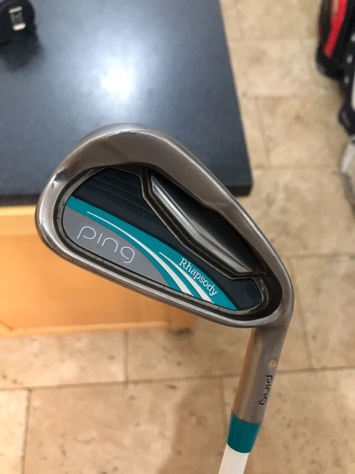 2015 PING Rhapsody Ladies Golf Club, 6 iron, 7 iron, PW, SW, Purple & Red Dot - Image 1 of 1