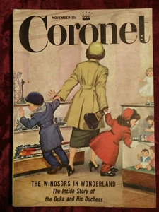 CORONET November 1953 GENE KELLY History of FOOTBALL BEVERLY HILLS VASOLINE - Picture 1 of 1