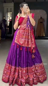 Chaniya Choli Navratri Lehenga Choli Indian Festival Wear Designer Lehenga - Picture 1 of 1