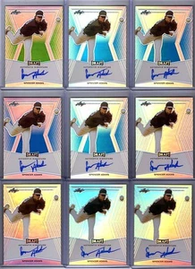 2014 Leaf Metal Draft Spencer Adams Blue Prismatic RC Auto 46/50 White Sox P - Picture 1 of 1