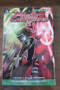 RED LANTERNS VOLUME 4 BLOOD BROTHERS TPB DC COMICS GREEN VERY RARE OOP - Picture 1 of 6