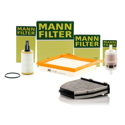 Mann-Filter Air Cabin Fuel Engine Oil Filter Kit For Mercedes-Benz CLS400 - Image 1 of 2
