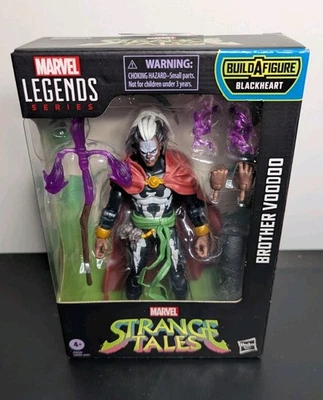 "Figura de acción Marvel Legends Strange Tales Brother Voodoo Blackheart con BAF - 6""" Foto 1 de 4