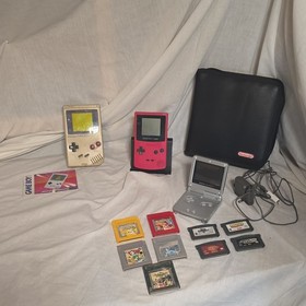 Nintendo Game Boy / Game Boy Color / Game Boy Advance SP Lot &ndash; Consoles, Games