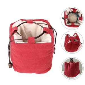 Bolsa de almacenamiento de té Estuche de protección de té para tetera y tazas de viaje - Imagen 1 de 12