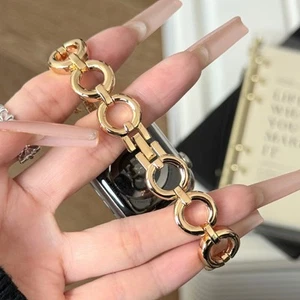Correa metálica de eslabones circulares para Apple Watch S10/9/8/7/6/5/4/Ultra/SE - Imagen 1 de 16