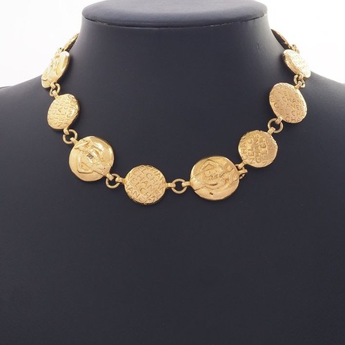 Collana con monete rotonde con logo Moiselle Cocomade CHANEL