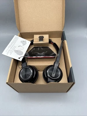 Plantronics Savi 8220 UC Stereo Over-the-Head Wireless Headset - Black 209214-01 - Image 1 of 4