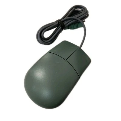 RARE VINTAGE ACER ASPIRE EMERALD GREEN 2 BUTTON PS2 MECHANICAL MOUSE RM00-MXB33 - Image 1 of 3