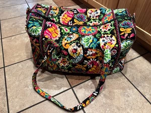 Vera Bradley Disney Parks MIDNIGHT WITH MICKEY Large Duffel LIMITED ED. EUC - Picture 1 of 11