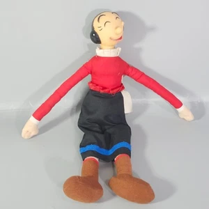 Play By Play Puppe Olive Oyl Popeyes Freundin 14 Zoll Kunststoffkopf Plüschtier Y2K Vintage - Bild 1 von 21