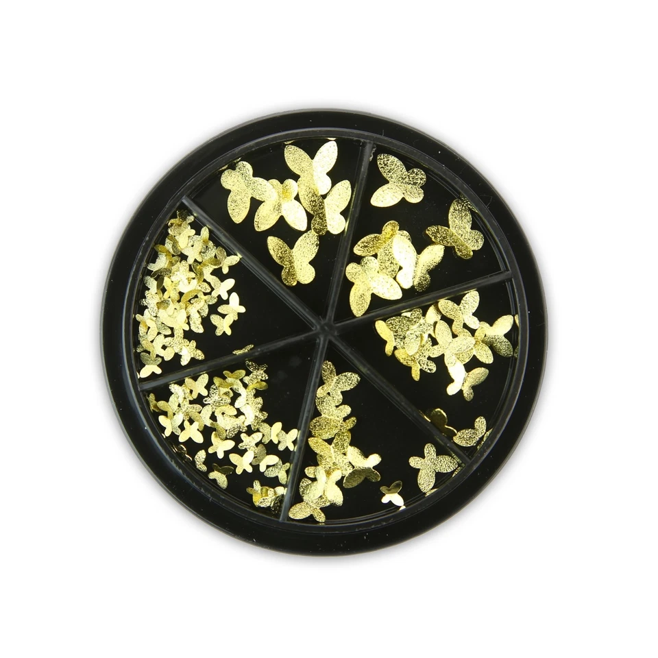 VON WELLEAN EIGENART Nail-Art Set di Sovrapposizioni Decorative - Farfalle (OVR-01)