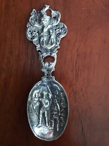 Antike  Silber 800 Tea Caddy  Marke Deutschland - Bild 1 von 5