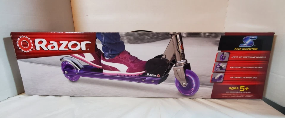 Razor S Purple 2 Wheel Kick Scooter