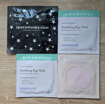 Eye Mask Bundle: Spacemasks.com Self Heating & 3 Patchology Soothing Eye Gels - Image 1 of 2