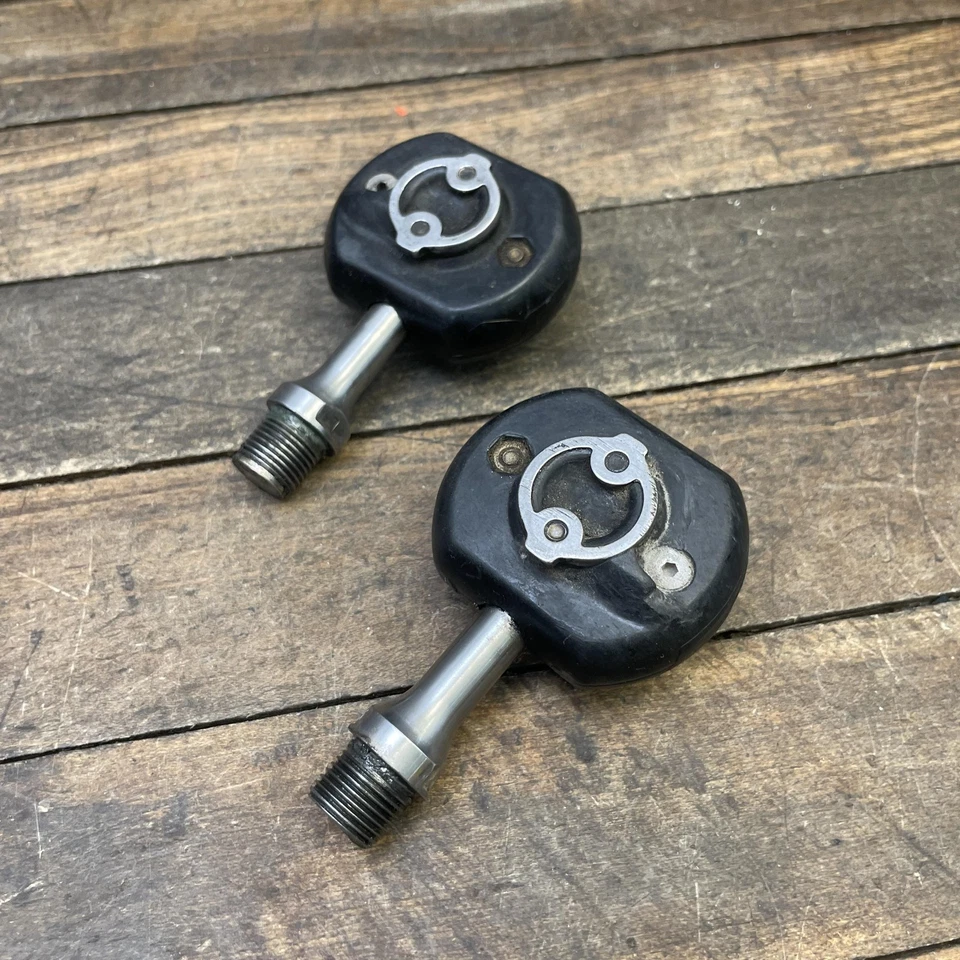 Pedales sin clip vintage Speedplay Frog Magnum negro acero bicicleta de montaña 9/16 Foto 1 de 4