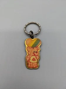 Care Bear Vintage 80's Metal Keychain, Lotsa Heart Elephant - Picture 1 of 4