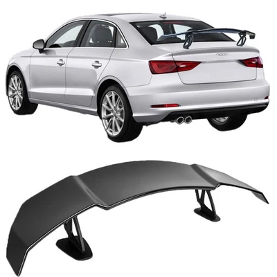 Alerón labial trasero de coche estilo GT negro brillante 55" para Audi A3 S3 A4 S4 A5 S5 Foto 1 de 4
