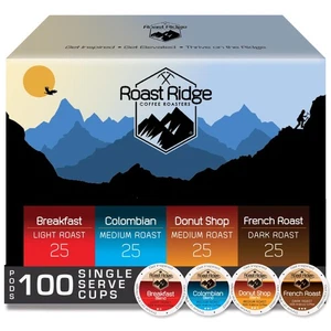Single Serve Kaffeepads für Keurig K-Cup Brüher, Variety Pack, Light Roast,... - Bild 1 von 5