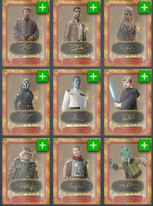 [DIGITAL] Topps Star Wars - Etiqueta Dorada 25 W1 - Cromo Rojo Firmas - Elige - Imagen 1 de 1