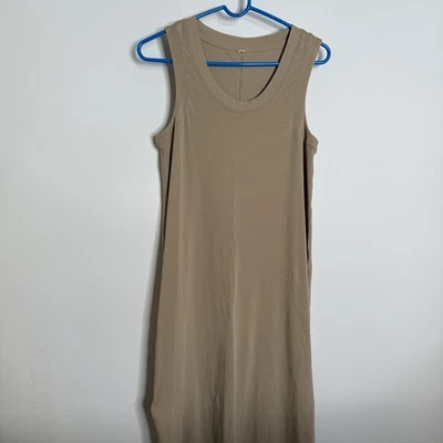 Maxi sin mangas Lululemon All Your para mujer en trinchera caqui talla 6 Foto 1 de 4