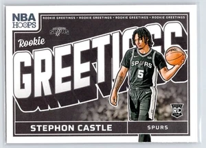 2024 Panini Hoops Stephon Castle Rookie Greetings - Bild 1 von 2