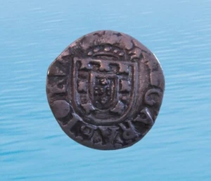 PORTUGAL 20 REIS VINTEM JOÃO IV 1643 SILVER KM 29 #8130# - Picture 1 of 2