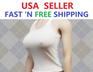 1/6 Scale White Tank Top For 12" Female Figure Doll Accessory - Picture 1 of 2