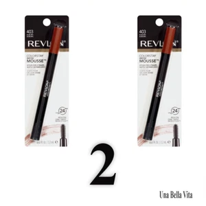 Revlon Colorstay Brow Mousse 403 Auburn, 0.07 Oz eyebrow makeup LOT 2 - Picture 1 of 4