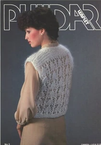 Phildar KNITTING PATTERN No 3 - Waistcoat Vest 32"-34" - Picture 1 of 2