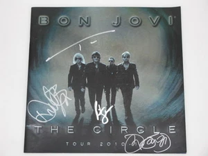 BON JOVI x 4 Hand Signed 2010/11 Official Tour Programme  Australia  - Picture 1 of 5