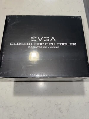 EVGA CLOSED LOOP CPU COOLER (RADIATOR 120 x 120mm) Brand new In box sealed - Image 1 of 4