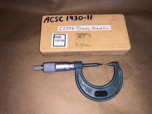 MITUTOYO POINT MICROMETER NO. 112-237 0-1" .001" - Picture 1 of 2
