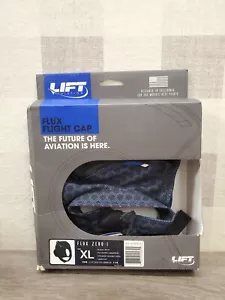 Lift Aviation Flux Zero-1 Flight Cap Size XL Black/Blue - New ✅ - Picture 1 of 2