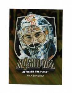 2011-12 ITG Between the Pipes Masked Men Gold #MM14 Rick DiPietro (Islanders)