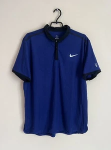 Nike Roger Federer RF 2016 French Open Halle Tennis Polo Shirt 729281-455 Sz XL - Picture 1 of 9