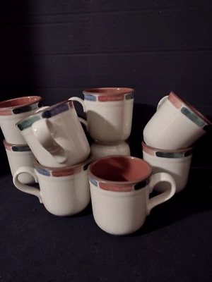 NUEVO SIN USAR Juego/9 TAZAS ARENAS CÁLIDAS NORITAKE (9) 3.5" Gres 8472 Foto 1 de 4