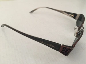 Oscar de La Renta CUSLR 11  Sunglasses Copper carving Frames smoke lenses - Picture 1 of 5