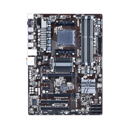 Motherboard For Gigabyte GA-970A-D3P DDR3 Socket AM3+/AM3 AMD 970 ATX Used - Image 1 of 4
