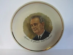 PLACA POLÍTICA LBJ (Presidente LYNDON BAINES JOHNSON) 36º Presidente - Imagen 1 de 1