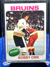 1975-76 TOPPS #100 BOBBY ORR BRUINS
