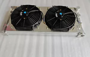 Radiator+Shroud+Fan Fit Volkswagen Corrado VR6 SLC 2.8L 2.9L 1991-1995 - Picture 1 of 9